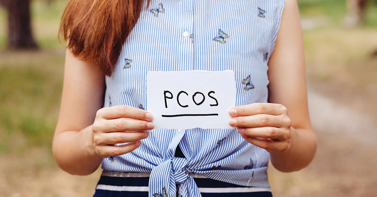 PCOS - Polycystic ovary syndrome, woman hormone sickness